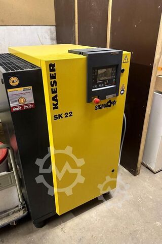 šroubový kompresor pro stlačený vzduch Kaeser SK 22 + SK 19 + TB 26 + Behälter