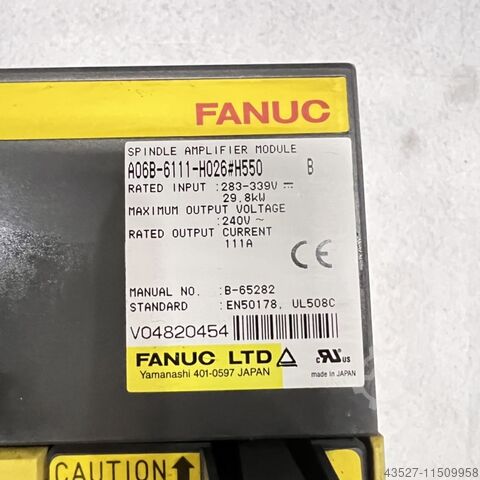 Elektronica / PLC-besturingen FANUC A06B-6110-H026 H550