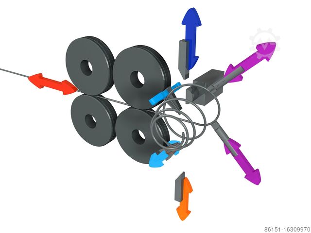 CNC kompresivna prolećna mašina JD 525