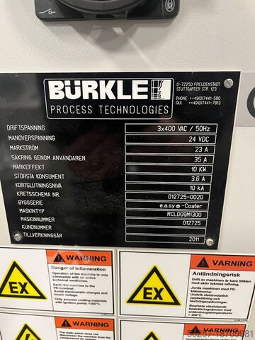 κυλινδρικός επιστρωτήρας Buerkle RCLD09M, VBM11M, RMB 11M