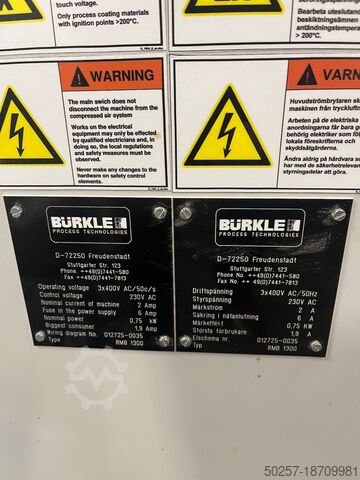 Valjak Coater Buerkle RCLD09M, VBM11M, RMB 11M