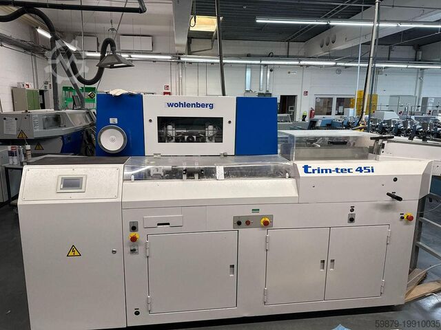 Wohlenberg brocheuse Quickbinder  + Wohlenberg Trim-Tec 45i - (2011) Wohlenberg Quickbinder