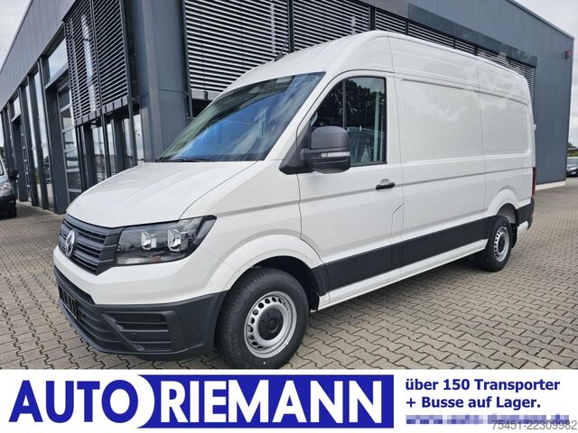 Fourgon tôlé VW Crafter 35 Kasten MR Holzladeboden TEMPOMAT PDC