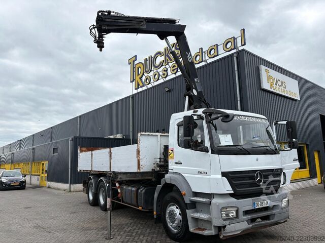 Dépanneuse Mercedes-Benz Axor 2633 + HIAB 122 B-2 + 6X4 + REMOTE + MANUAL