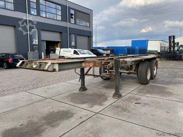 Containervervoer Pacton Container Chassis 20 FT / Steel Suspension
