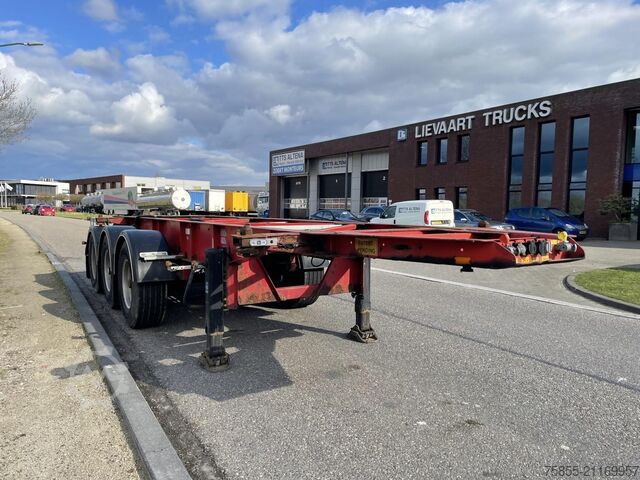 Transport af containere Van Hool Tankcontainerchassis 20 FT Chassis / Discbrakes...