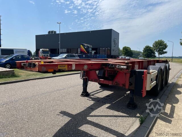 Transport af containere Van Hool 3B0074 20 FT Chassis / Tank / ADR / BPW Axles /...