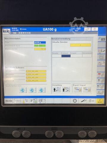 Termoformningsmaskin Illig UA 100g