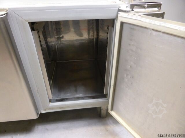 Koelvitrine van roestvrij staal Afinox Unterbaukuehltheke