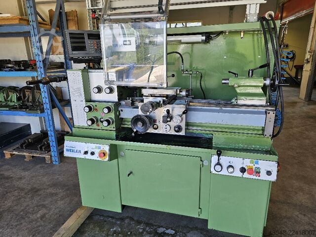 Leit-/Zugspindeldrehmaschine Weiler Praktikant 160 AC