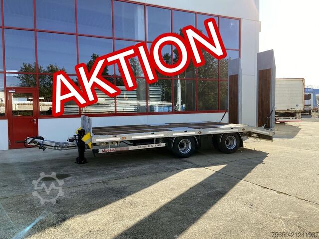 Low loader trailer Möslein TT 19 - 6,5  19 t Tandemtieflader, Luftgefedert, NEU