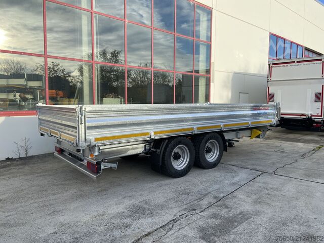 Przyczepa wywrotka Möslein TTD 11 Breite Reifen  Kipper Tieflader, Breite Reifen-- Neufahrzeug --