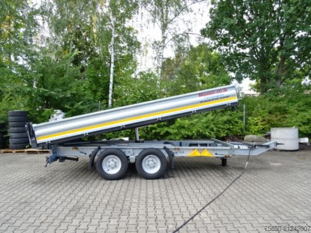 Tipper trailer Möslein TTD 13 Verzinkt  13 t Tandem 3- Seitenkipper Tieflader-- Neufahrzeug --