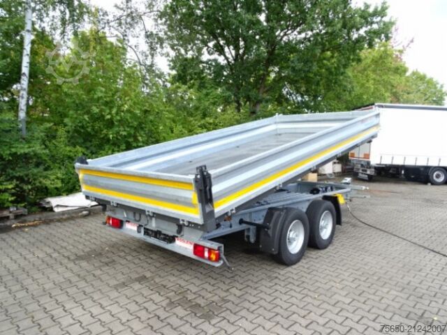 Tipper trailer Möslein TTD 13 Verzinkt  13 t Tandem 3- Seitenkipper Tieflader-- Neufahrzeug --