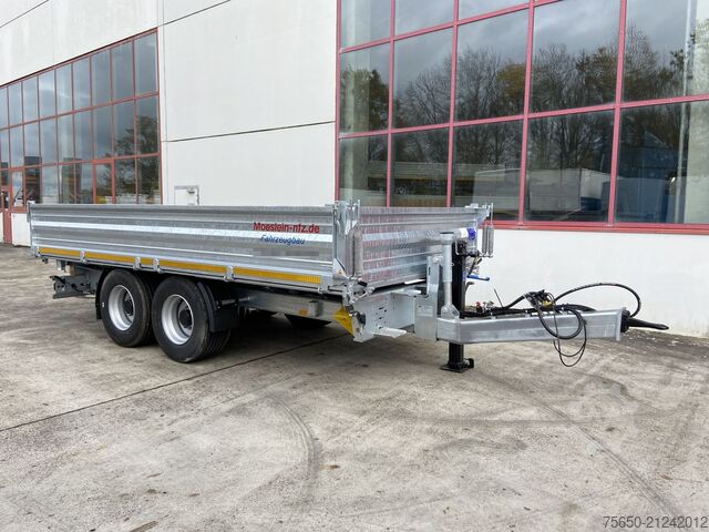 Tipper trailer Möslein TTD 14  5,70 m  14 t Kipper Tieflader 5,70 m lang, Breite Reifen-- Neufahrzeug --