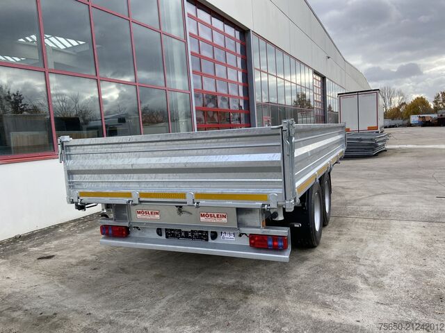 Tipper trailer Möslein TTD 14  5,70 m  14 t Kipper Tieflader 5,70 m lang, Breite Reifen-- Neufahrzeug --