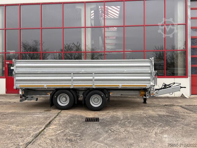 Tipper trailer Möslein TTD 19 AB  19 t Tandemkipper Tieflader, Breitbereifung Aufsatzbordwänden-- Neufahrzeug --