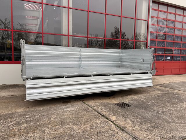 Tipper trailer Möslein TTD 19 AB  19 t Tandemkipper Tieflader, Breitbereifung Aufsatzbordwänden-- Neufahrzeug --