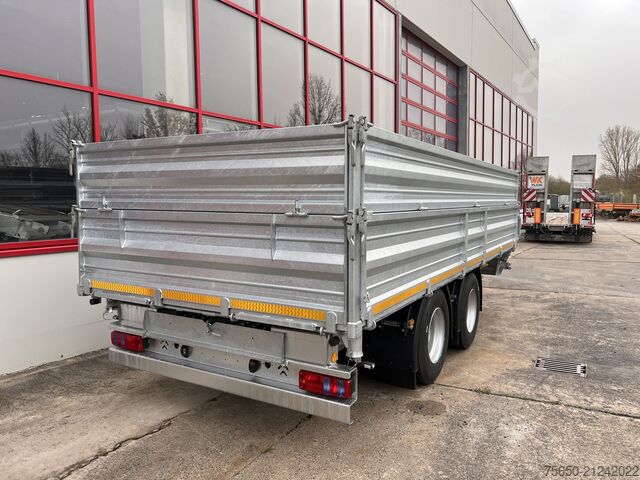 Tipper trailer Möslein TTD 19 AB  19 t Tandemkipper Tieflader, Breitbereifung Aufsatzbordwänden-- Neufahrzeug --