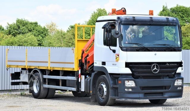 Teherautóra szerelt daru MERCEDES-BENZ ACTROS 1832 PRITSCHE 6,70m * PK 15500*TOPZUSTAND