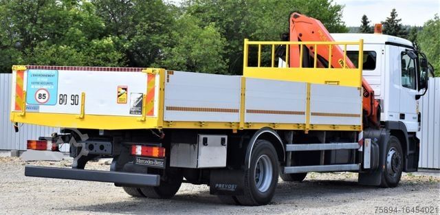 Teherautóra szerelt daru MERCEDES-BENZ ACTROS 1832 PRITSCHE 6,70m * PK 15500*TOPZUSTAND