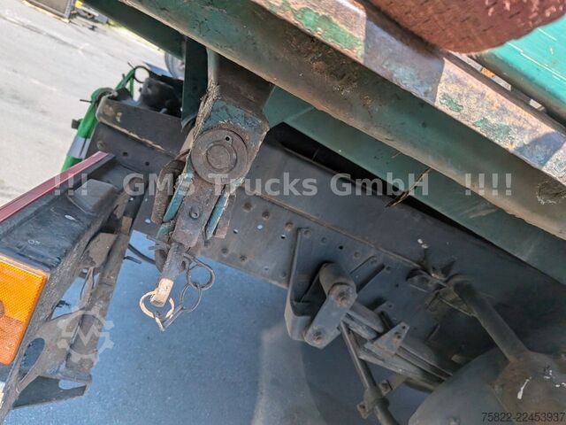 Autocarro ribaltabile MAN 8-174 / Hiab 045 Kran / Kipper Meiler