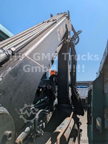 Autocarro ribaltabile MAN 8-174 / Hiab 045 Kran / Kipper Meiler