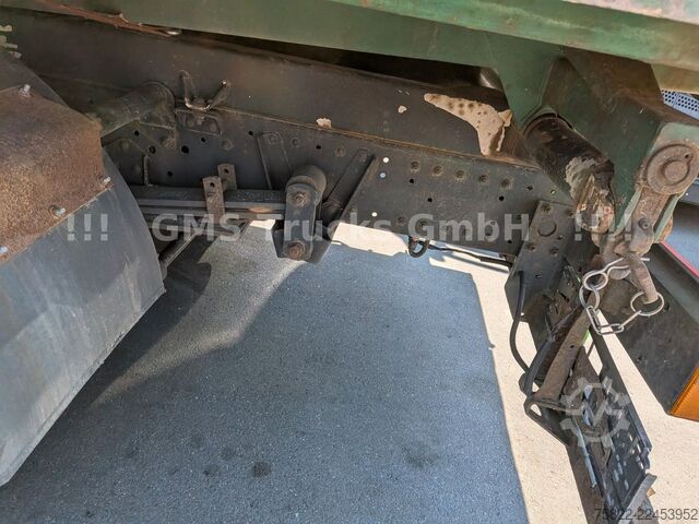 Camion ribaltabile trilaterale MAN 8-174 / Hiab 045 Kran / Kipper Meiler