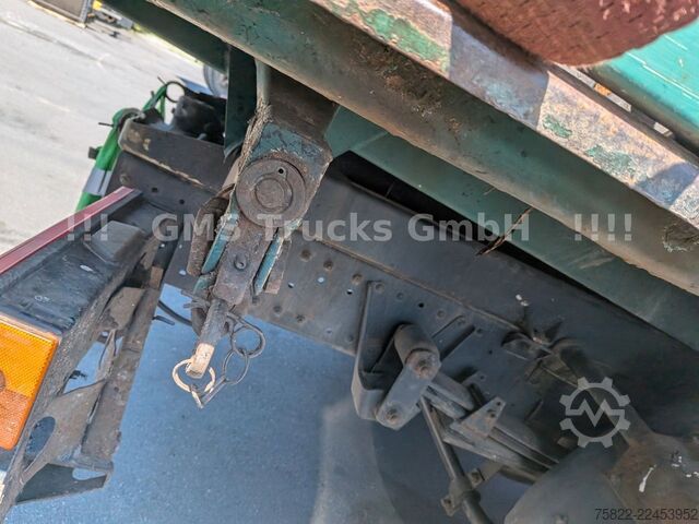 Camion ribaltabile trilaterale MAN 8-174 / Hiab 045 Kran / Kipper Meiler