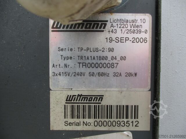 Unidad de control de la temperatura WITTMANN TP- PLUS -2:90  (3418)