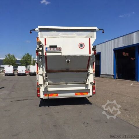 Camión de la basura DAF CF 75 250 FAN + Geesink garbage + Krane HIAB 195