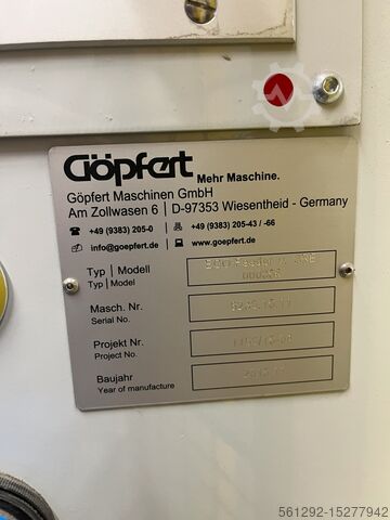 Slotter & Casemaker Göpfert Boxmaker SRE maxi 250