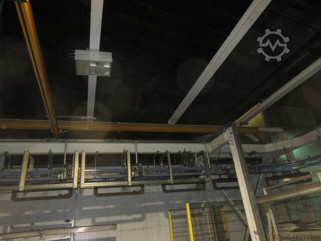 Vinç kanopisi Vinç İç mekan vinci Vinç pisti Demag Erikkila Portalkran 10x8m 500KG Demag Kettenzug 500KG 0,5t Kran