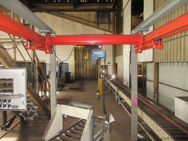 Jeřábová stříška Jeřáb Krytý jeřáb Jeřábová dráha Demag - Portalkran KBK 125KG Kettenzug Hochgezogenes Fahrwerk KBK2 125-1000Kg