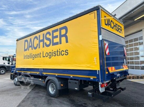 Flaklastbil med kapell MERCEDES-BENZ ATEGO 1524 PLANE, LBW,  E6, MIETE - MIETKAUF