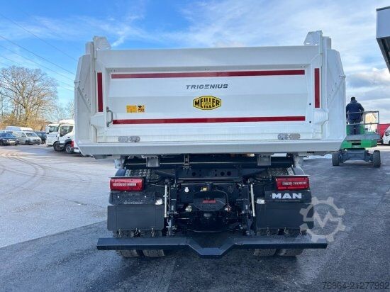 Háromirányú billenő teherautó MAN TGS 35.520 3-SEITENKIPPER, 8X4,  MEILLER-KIPPER, BORDMATIK, AUTOMATIK, E6, RETARDER