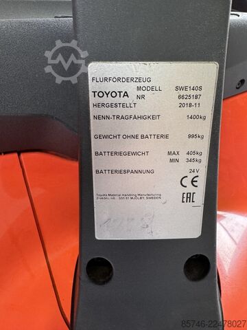 SWE 140 S - with PALLETCHANGER !! TOYOTA SWE 140 S - with PALLETCHANGER !!