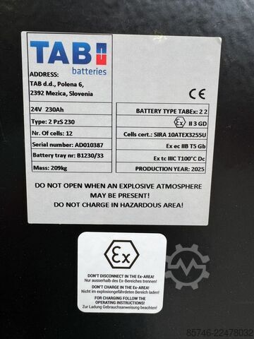 T 20 * DEMO * Atex EX * Proplan 3GD / Zone 2 & 22 !! Tilting Forks !! NEW battery !! LINDE T 20 * DEMO * Atex EX * Proplan 3GD / Zone 2 & 22 !! Tilting Forks !! NEW battery !!