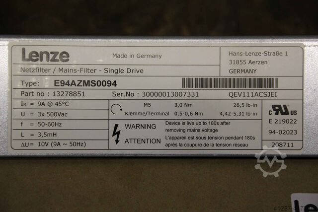 Netfilter Lenze E94AZMS0094