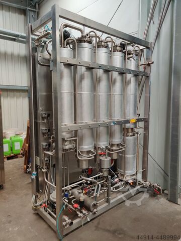 Distillatie installatie voor ultra zuiver water ZETA Anlagenbau Kemiterm 100 MS/E-4
