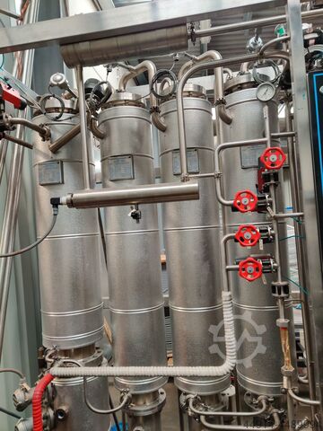 Distillatie installatie voor ultra zuiver water ZETA Anlagenbau Kemiterm 100 MS/E-4