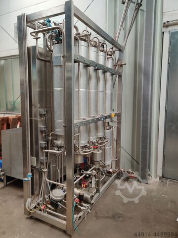Distillatie installatie voor ultra zuiver water ZETA Anlagenbau Kemiterm 100 MS/E-4