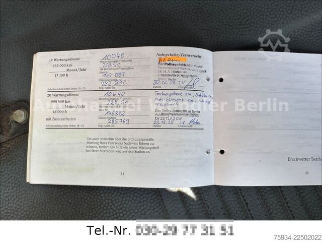 Minibus MERCEDES-BENZ Vario 814D Diff Klima Airbag Standh 120km/h