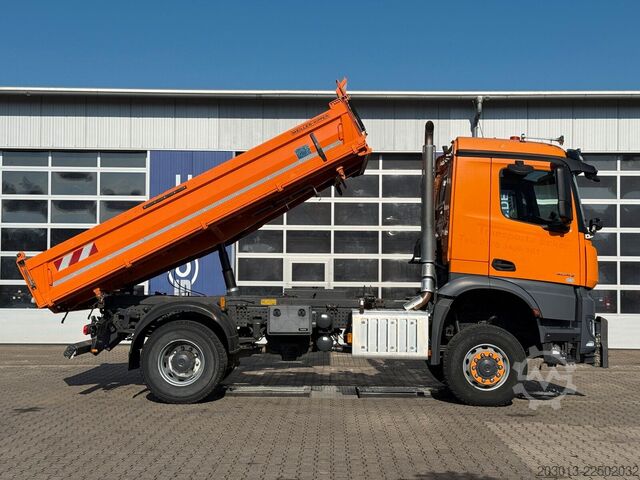 Kiepwagen MERCEDES-BENZ AROCS 2042 4x4 MEILLER Kipper Winterd.
