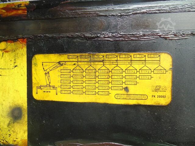 Kamion sa kranom DAF CF 85.380 + MANUAL + PALFINGER PK20.000 + 6X2 S...