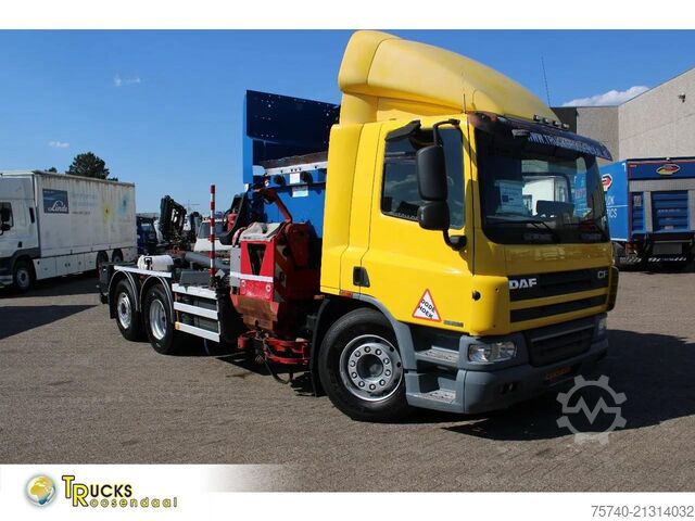 Vuilniswagen DAF CF 75 .310 + 6X2 STEERING