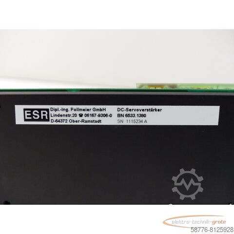 ESR-component ESR BN 6533.1380 DC-Servoverstärker SN:1115234A  !