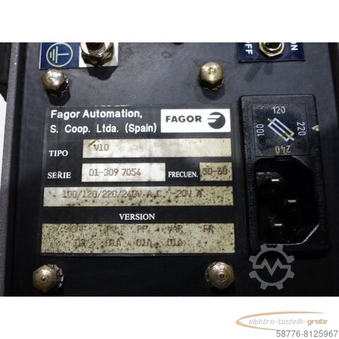 Component Fagor V10 Achssteuerung