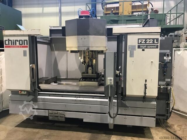 CNC vertikalt bearbejdningscenter, VMC, BAZ fræsemaskine, fræsecenter CHIRON FZ 22 L high speed