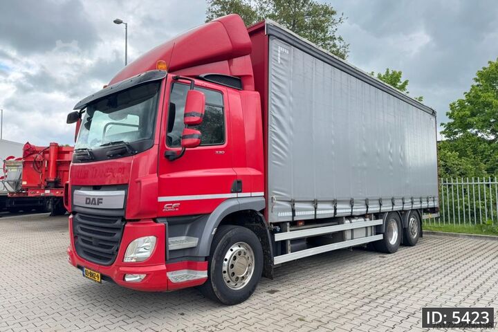 Schuifzeil DAF CF 330 Day Cab, Euro 6, 6x2 / Broken engine! / ...